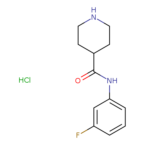 N-(3-fluorophenyl)piperidine-4-carboxamide hydrochloride