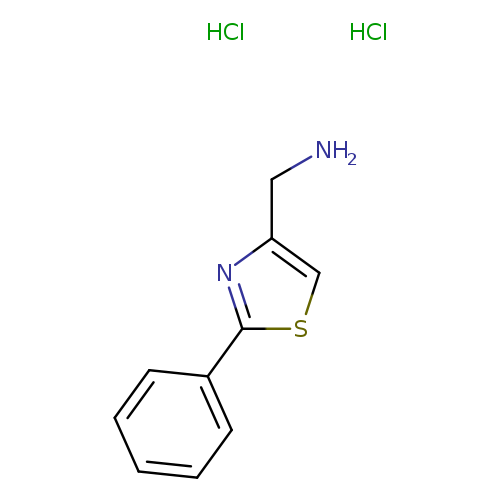 [(2-phenyl-1,3-thiazol-4-yl)methyl]amine dihydrochloride
