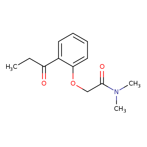 N,N-dimethyl-2-(2-propanoylphenoxy)acetamide