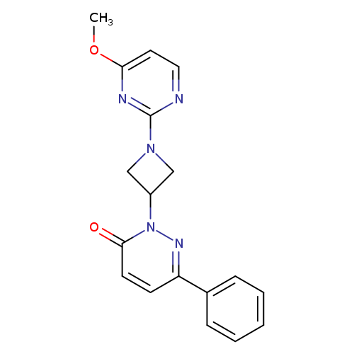 2-[1-(4-methoxypyrimidin-2-yl)azetidin-3-yl]-6-phenyl-2,3-dihydropyridazin-3-one