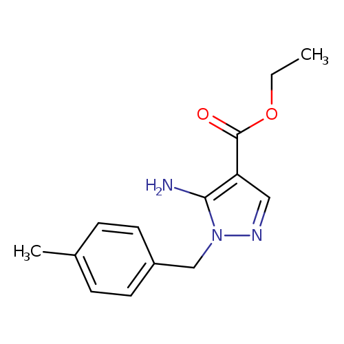 5-Amino-1-(4-methyl-benzyl)-1H-pyrazole-4-carboxylic acid ethyl ester