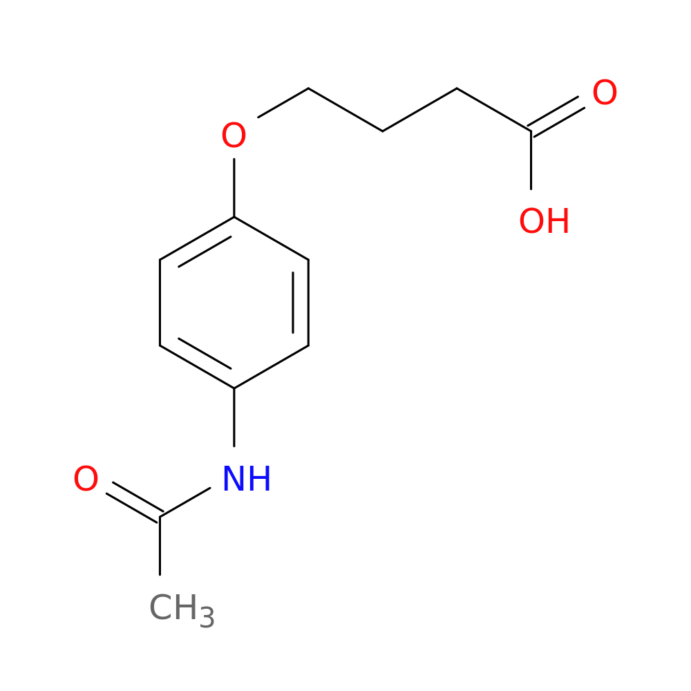 4-(4-Acetamidophenoxy)butanoic acid