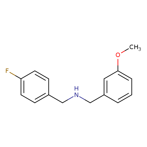 N-(4-fluorobenzyl)-N-(3-methoxybenzyl)amine
