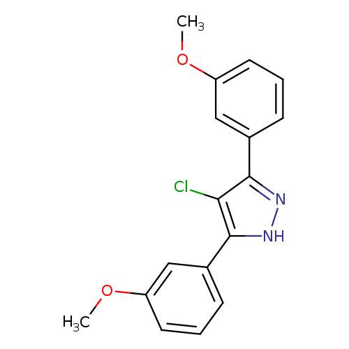 4-Chloro-3,5-bis(3-methoxyphenyl)-1H-pyrazole