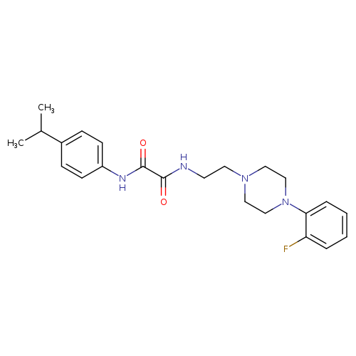 N-{2-[4-(2-fluorophenyl)piperazin-1-yl]ethyl}-N'-[4-(propan-2-yl)phenyl]ethanediamide