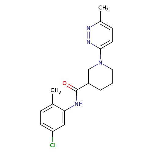 N-(5-chloro-2-methylphenyl)-1-(6-methylpyridazin-3-yl)piperidine-3-carboxamide