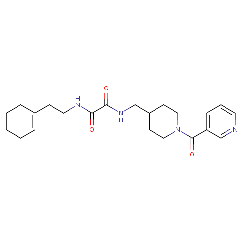 N'-[2-(cyclohex-1-en-1-yl)ethyl]-N-{[1-(pyridine-3-carbonyl)piperidin-4-yl]methyl}ethanediamide
