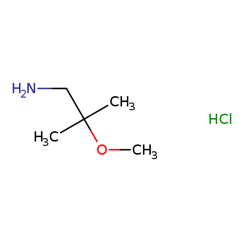 1-Propanamine, 2-methoxy-2-methyl-, hydrochloride (1:1)
