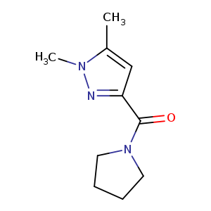 1,5-dimethyl-3-(pyrrolidine-1-carbonyl)-1H-pyrazole