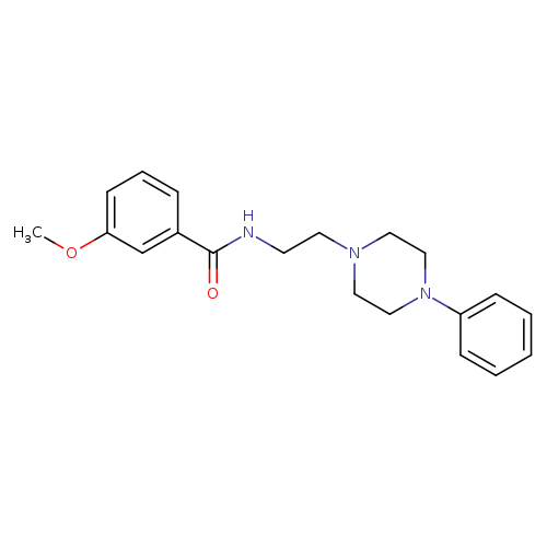3-methoxy-N-[2-(4-phenylpiperazin-1-yl)ethyl]benzamide