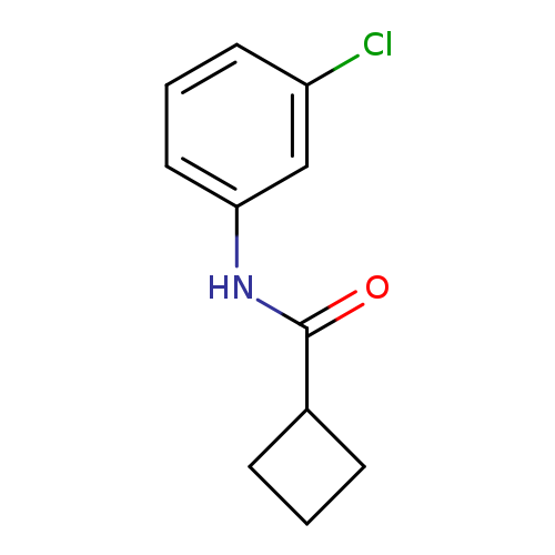 Cyclobutanecarboxylic acid (3-chloro-phenyl)-amide