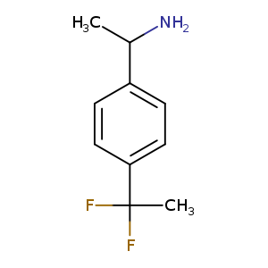 1-[4-(1,1-difluoroethyl)phenyl]ethan-1-amine