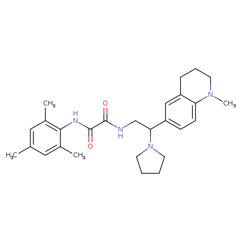 N'-[2-(1-methyl-1,2,3,4-tetrahydroquinolin-6-yl)-2-(pyrrolidin-1-yl)ethyl]-N-(2,4,6-trimethylphenyl)ethanediamide