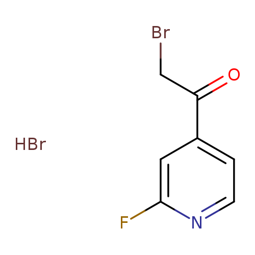 2-bromo-1-(2-fluoropyridin-4-yl)ethanone hydrobromide