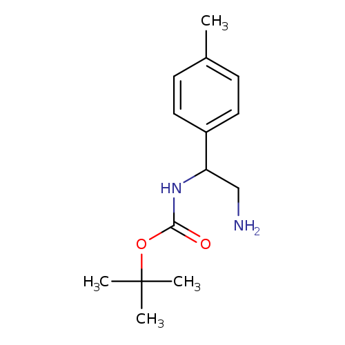 tert-butyl N-[2-amino-1-(4-methylphenyl)ethyl]carbamate