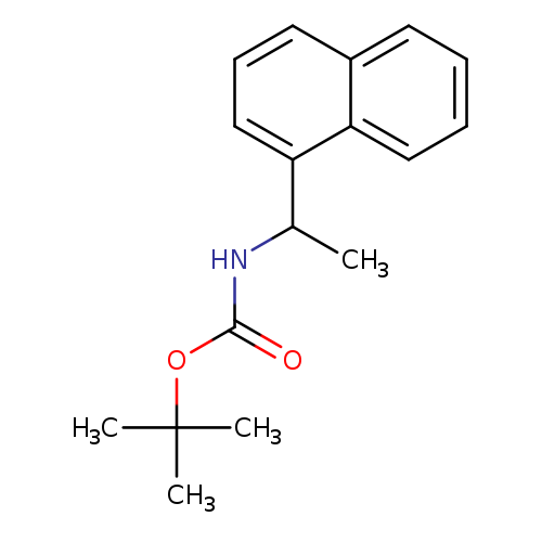 tert-butyl N-[1-(naphthalen-1-yl)ethyl]carbamate