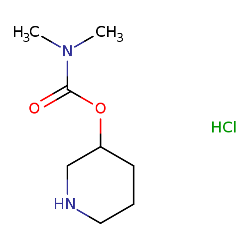 piperidin-3-yl N,N-dimethylcarbamate hydrochloride