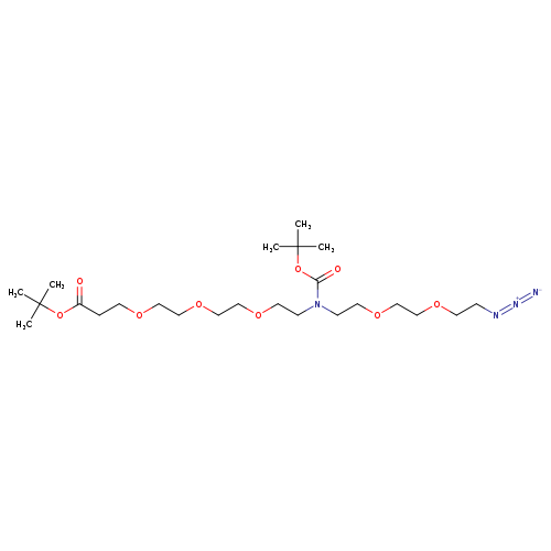 N-(Azido-PEG2)-N-Boc-PEG3-t-butyl ester