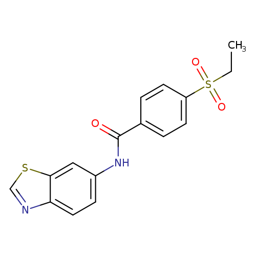 N-(1,3-benzothiazol-6-yl)-4-(ethanesulfonyl)benzamide