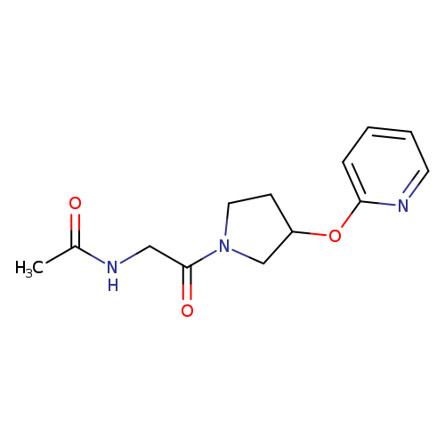 N-{2-oxo-2-[3-(pyridin-2-yloxy)pyrrolidin-1-yl]ethyl}acetamide