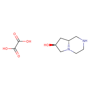 (7S,8aR)-octahydropyrrolo[1,2-a]piperazin-7-ol; oxalic acid
