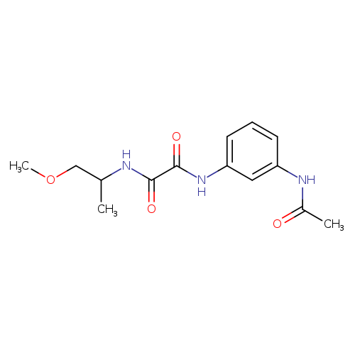 N'-(3-acetamidophenyl)-N-(1-methoxypropan-2-yl)ethanediamide