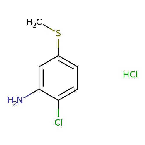2-chloro-5-(methylsulfanyl)aniline hydrochloride
