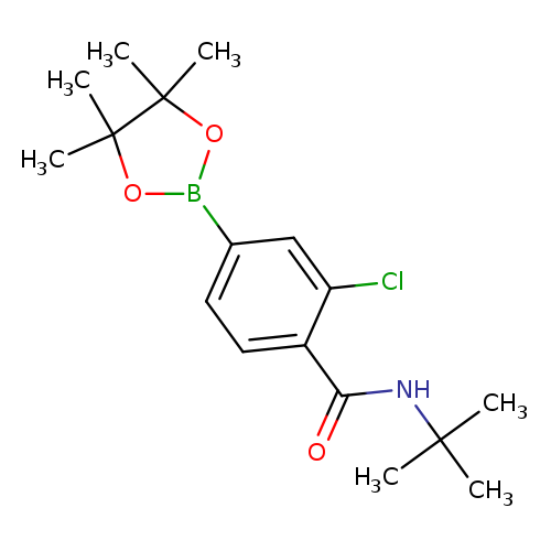 N-tert-Butyl-2-chloro-4-(tetramethyl-1,3,2-dioxaborolan-2-yl)benzamide