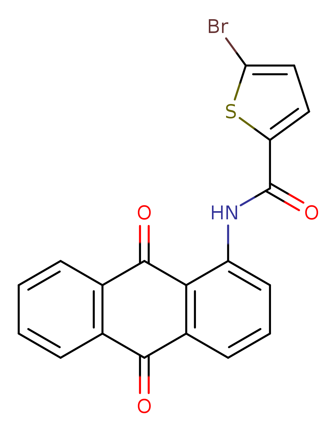5-bromo-N-(9,10-dioxo-9,10-dihydroanthracen-1-yl)thiophene-2-carboxamide