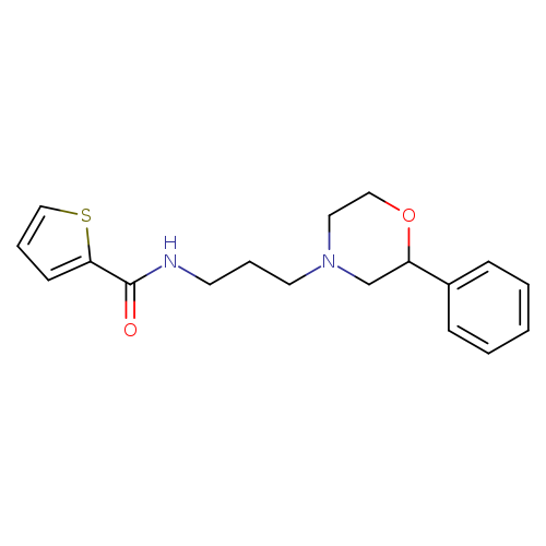 N-[3-(2-phenylmorpholin-4-yl)propyl]thiophene-2-carboxamide