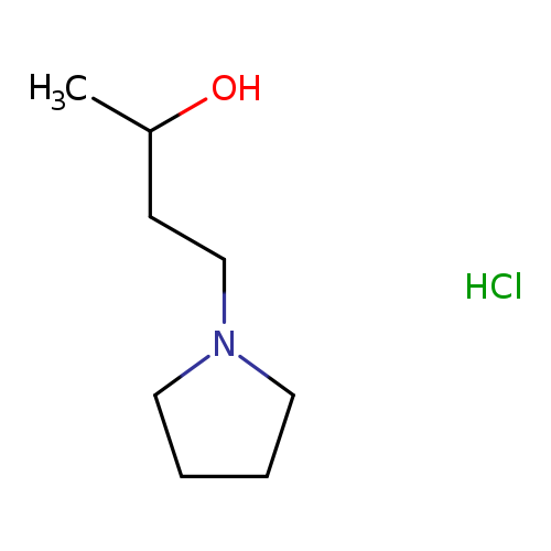 4-(pyrrolidin-1-yl)butan-2-ol hydrochloride