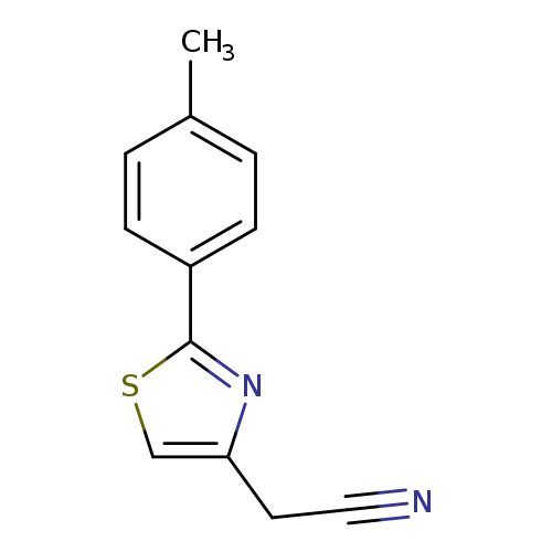 2-[2-(4-methylphenyl)-1,3-thiazol-4-yl]acetonitrile