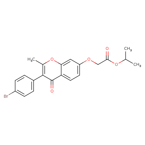 propan-2-yl 2-{[3-(4-bromophenyl)-2-methyl-4-oxo-4H-chromen-7-yl]oxy}acetate