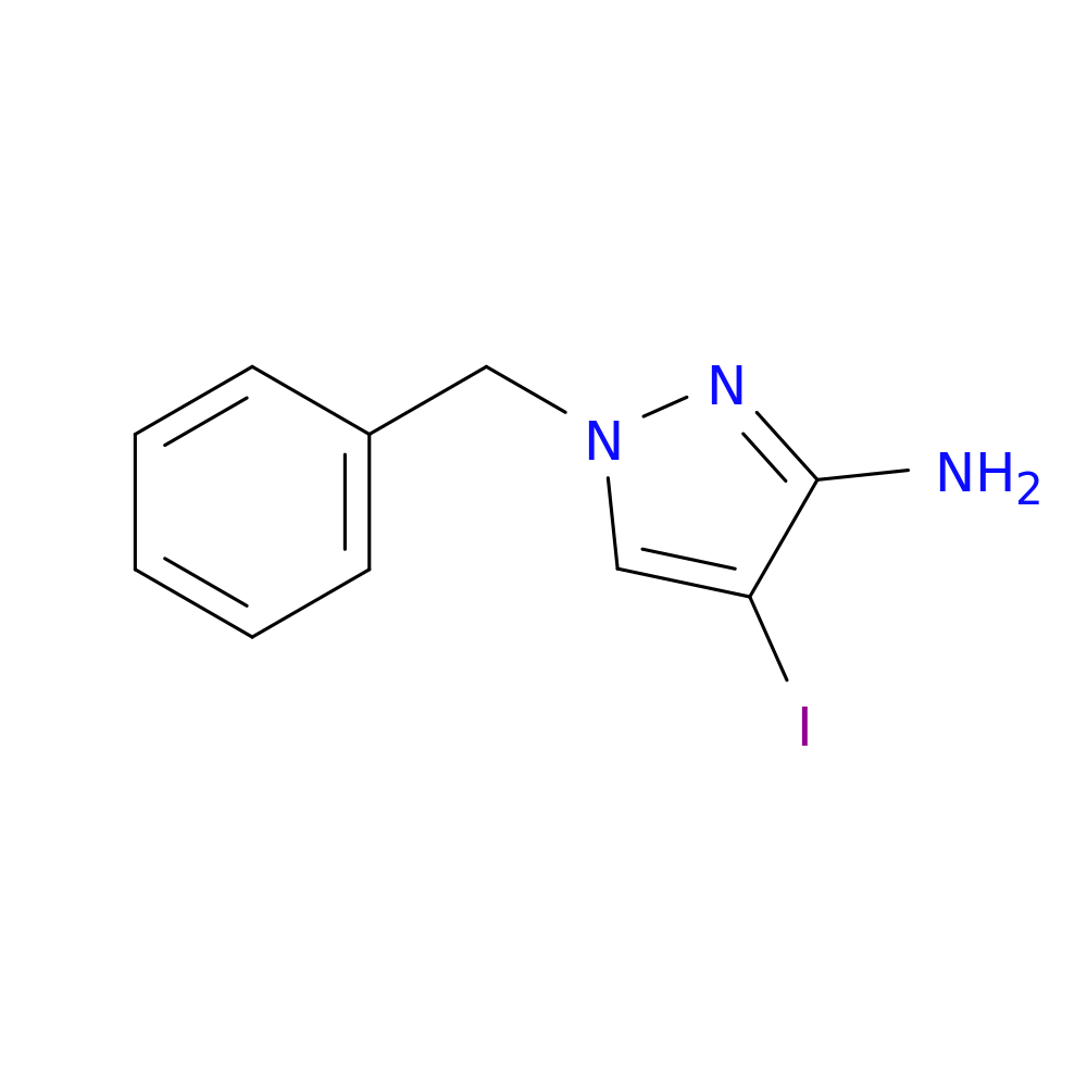 1-benzyl-4-iodo-1H-pyrazol-3-amine