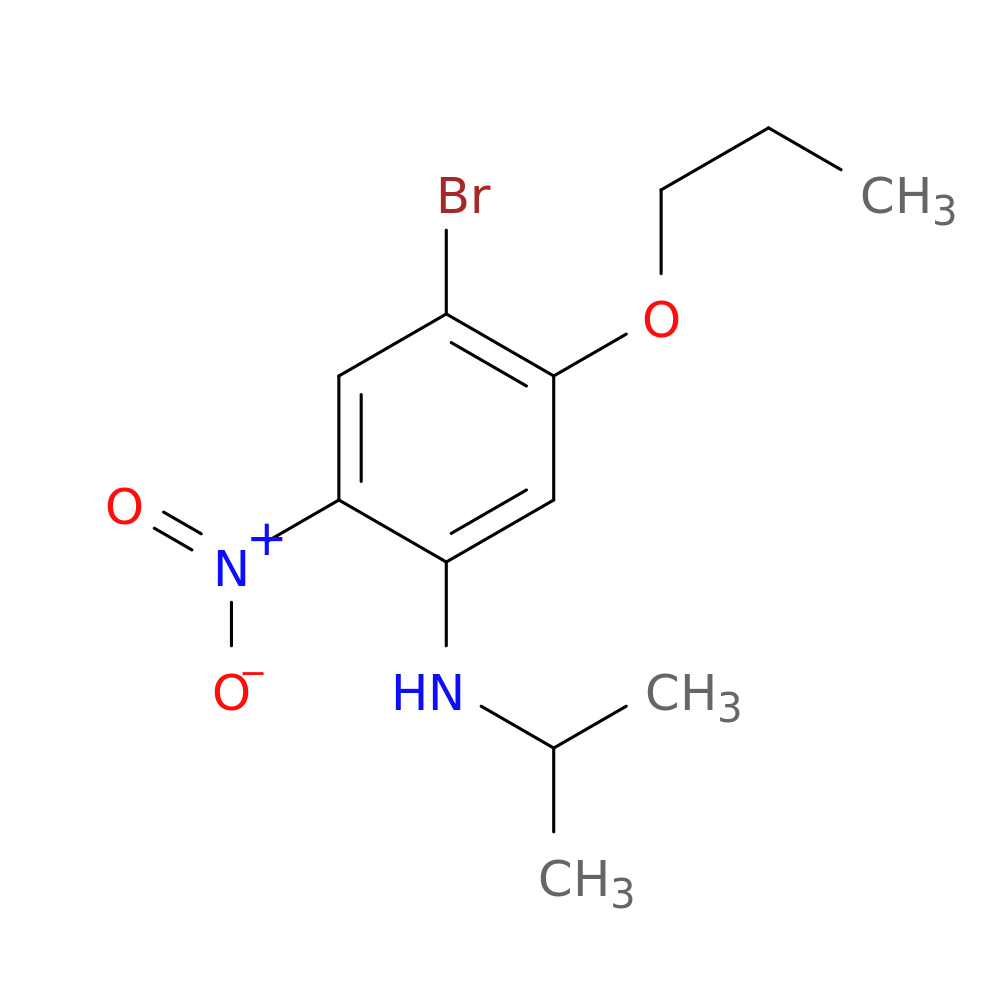 4-Bromo-N-isopropyl-2-nitro-5-propoxyaniline