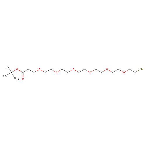 4,7,10,13,16,19-Hexaoxaheneicosanoic acid, 21-mercapto-, 1,1-dimethylethyl ester