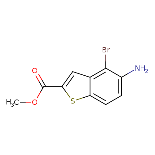 methyl 5-amino-4-bromo-1-benzothiophene-2-carboxylate