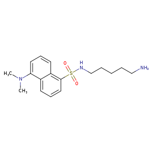 1-Naphthalenesulfonamide, N-(5-aminopentyl)-5-(dimethylamino)-