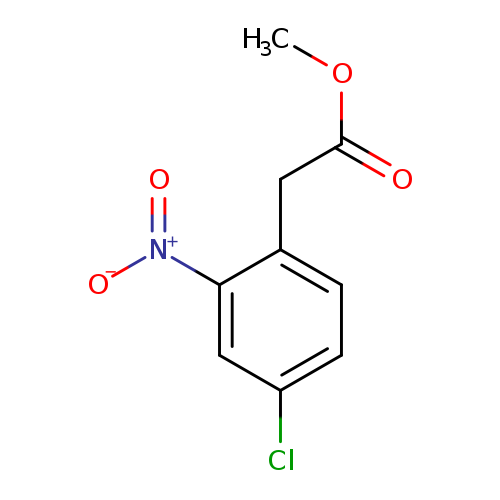 Benzeneacetic acid, 4-​chloro-​2-​nitro-​, methyl ester