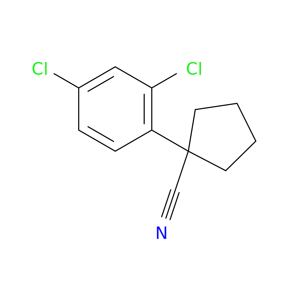 1-(2,4-dichlorophenyl)cyclopentane-1-carbonitrile