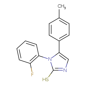 1-(2-fluorophenyl)-5-(4-methylphenyl)-1H-imidazole-2-thiol