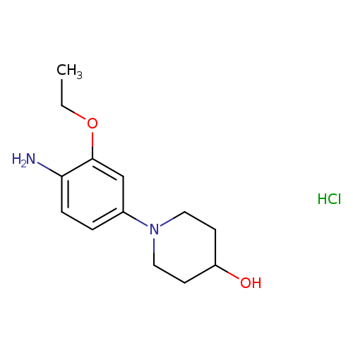 1-(4-amino-3-ethoxyphenyl)piperidin-4-ol (hydrochloride)