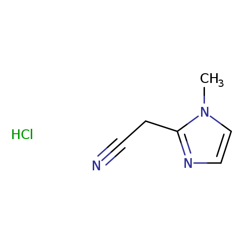 2-(1-methyl-1H-imidazol-2-yl)acetonitrile hydrochloride