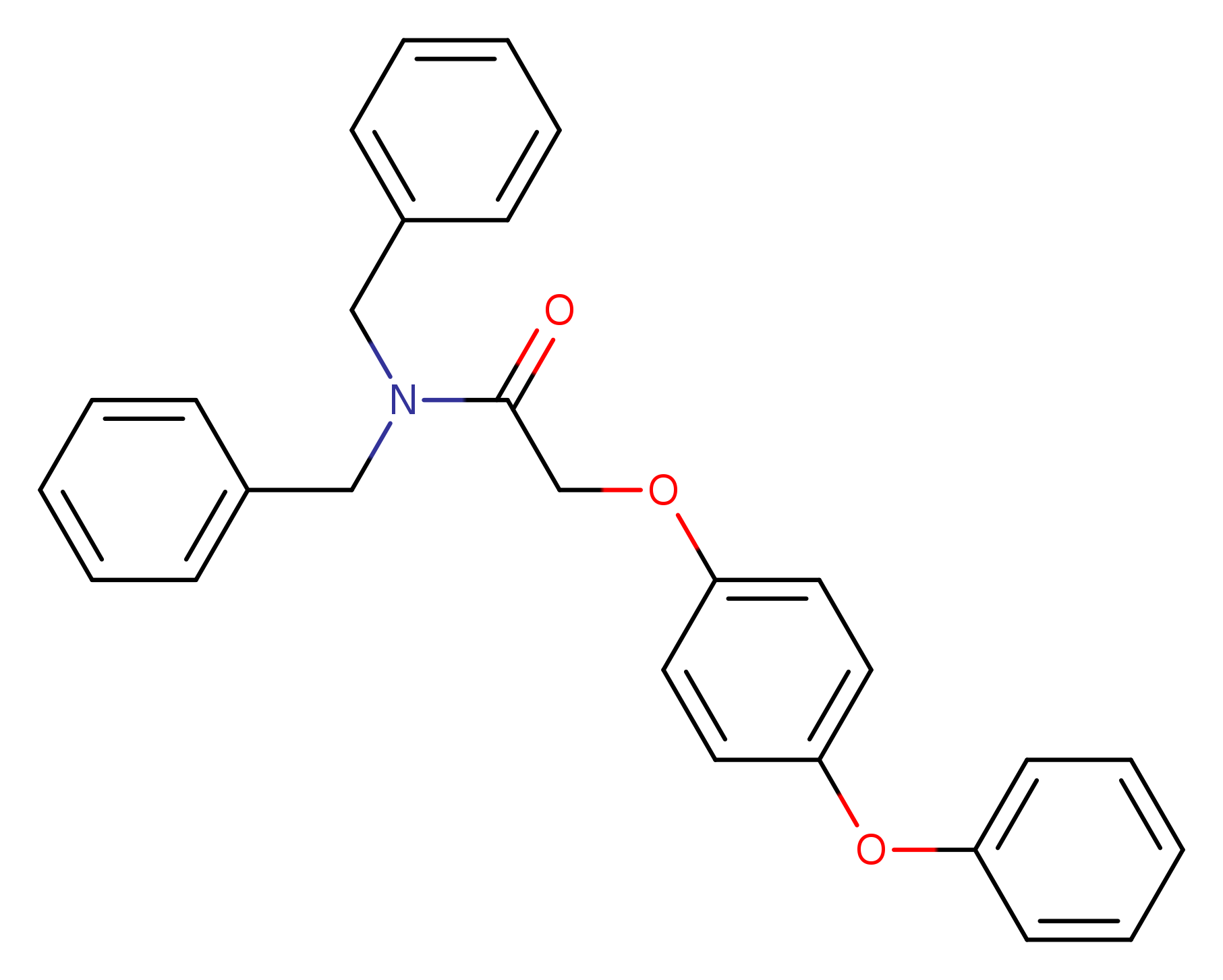 N,N-dibenzyl-2-(4-phenoxyphenoxy)acetamide