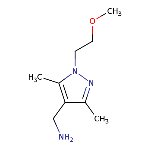 [1-(2-methoxyethyl)-3,5-dimethyl-1H-pyrazol-4-yl]methanamine