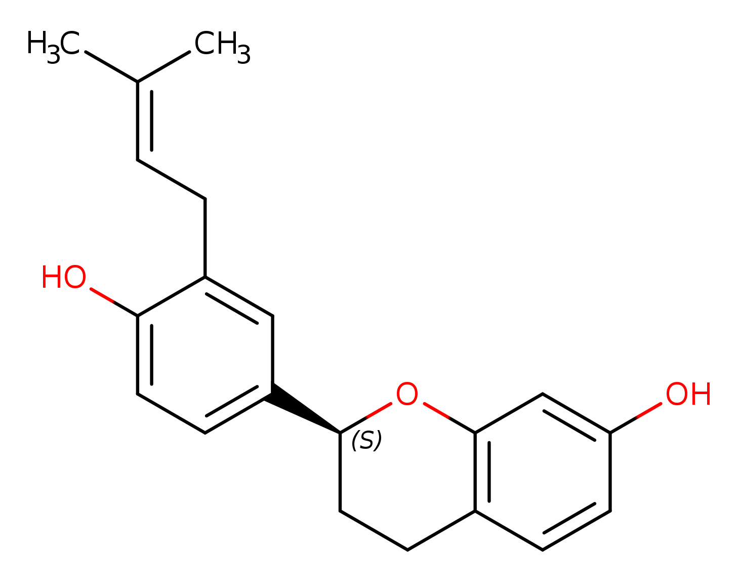 7,4'-Dihydroxy-3'-prenylflavan