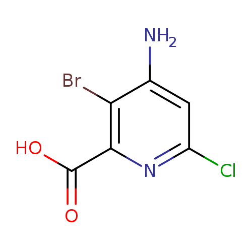 4-amino-3-bromo-6-chloropyridine-2-carboxylic acid