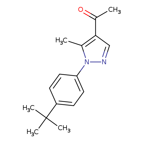 1-[1-(4-tert-butylphenyl)-5-methyl-1H-pyrazol-4-yl]ethan-1-one