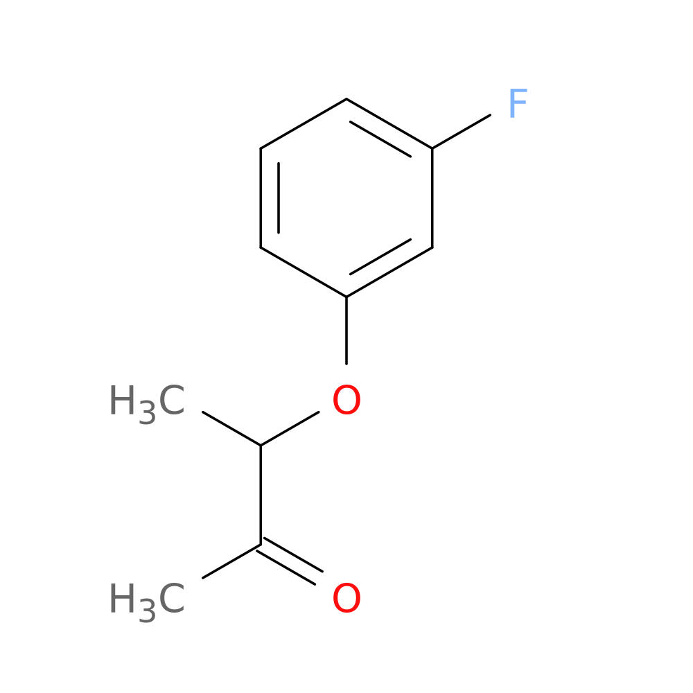 3-(3-fluorophenoxy)butan-2-one
