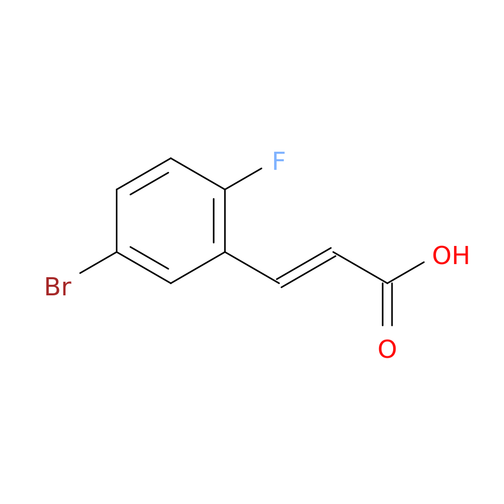 5-Bromo-2-fluorocinnamic acid